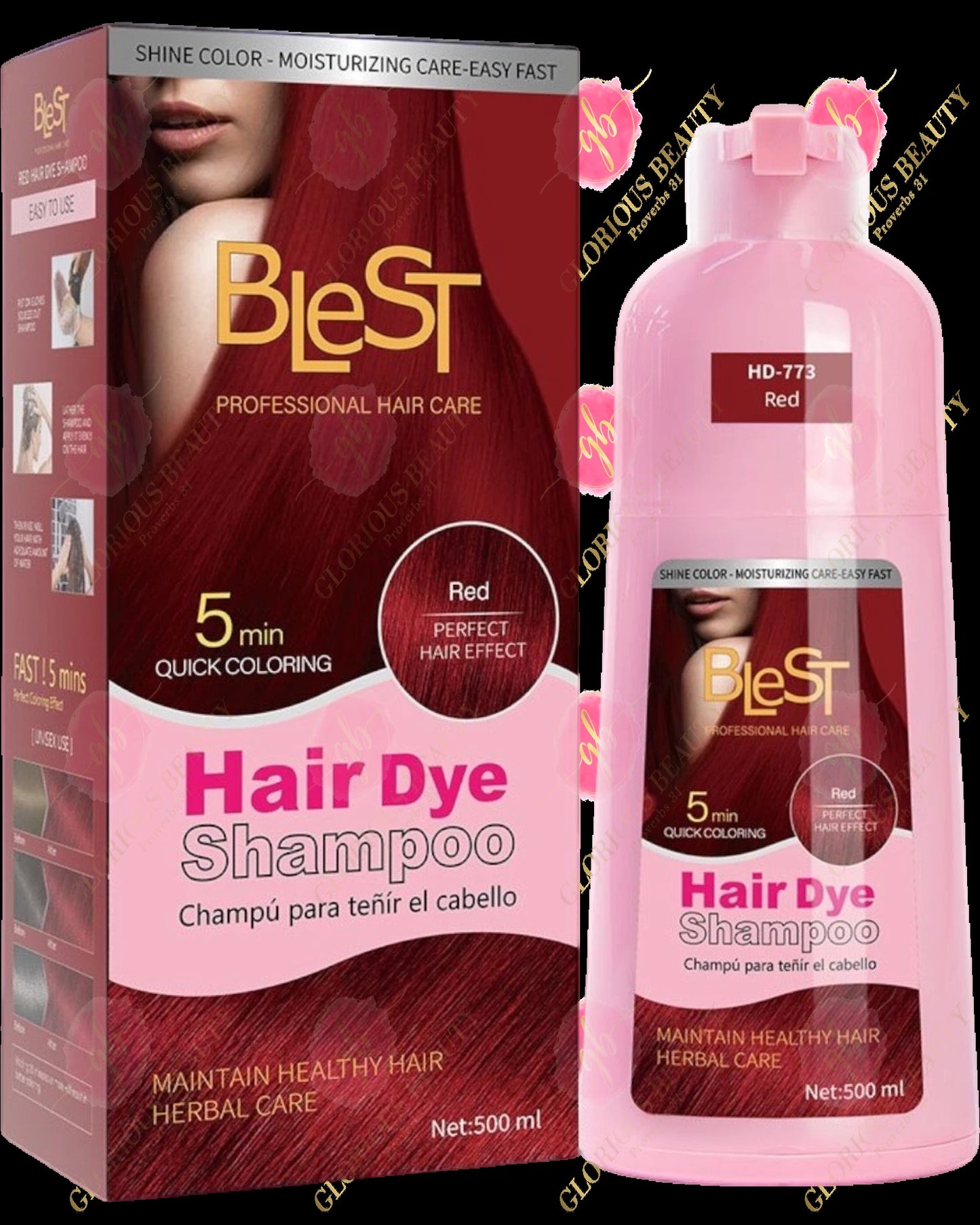 Red Hair Dye Shampoo