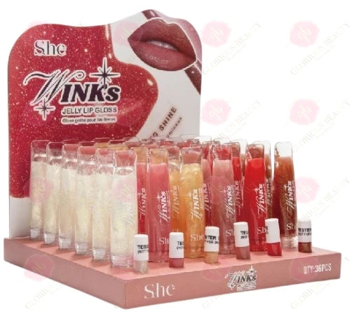 Winks Jelly Lip Gloss by S.he Makeup, photo 2