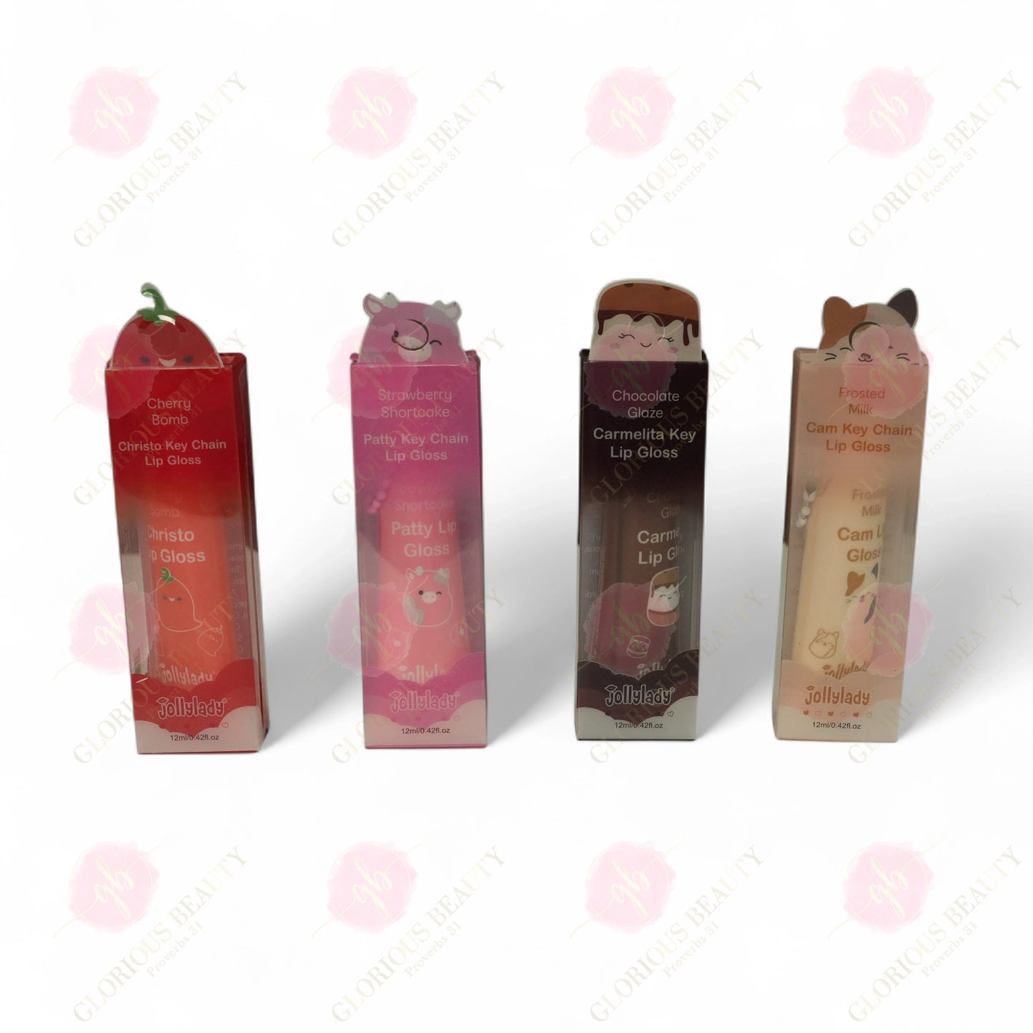 Multi Flavored Lip Gloss - 24PCS
