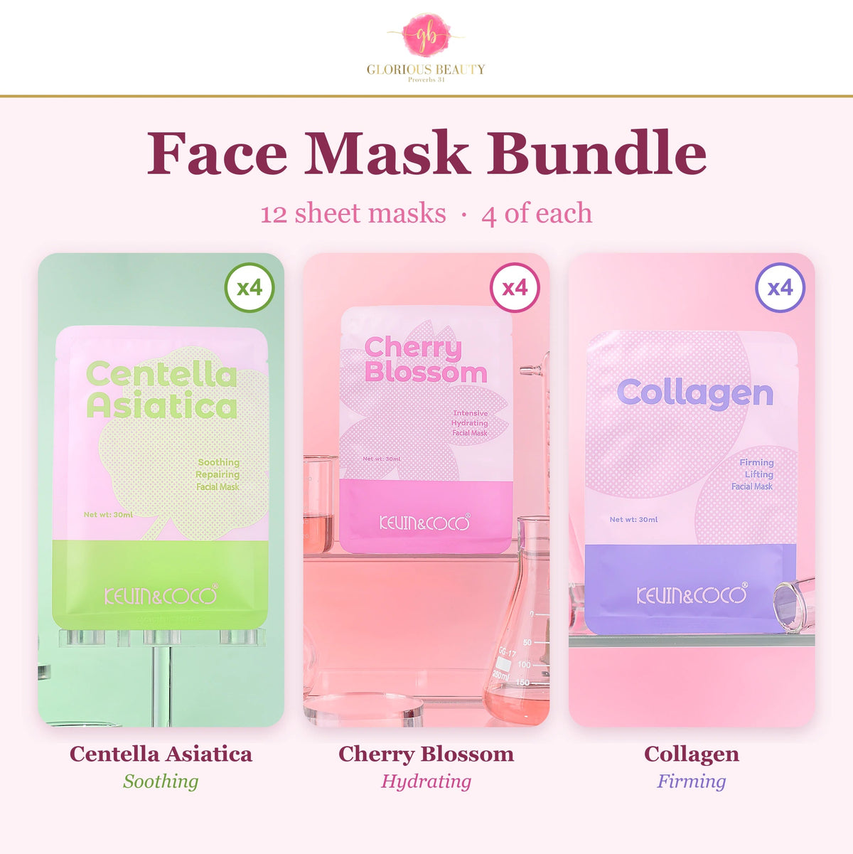 Face Mask Bundle - Pack of 12