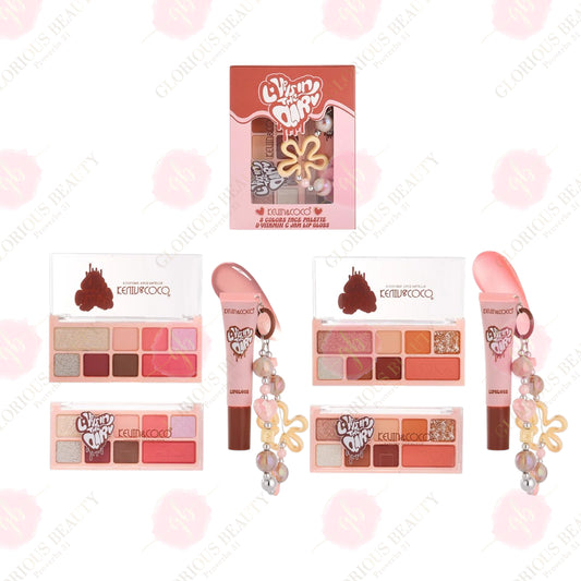 Love Is In The Air Palette & Lip Gloss - 12PCS x Display