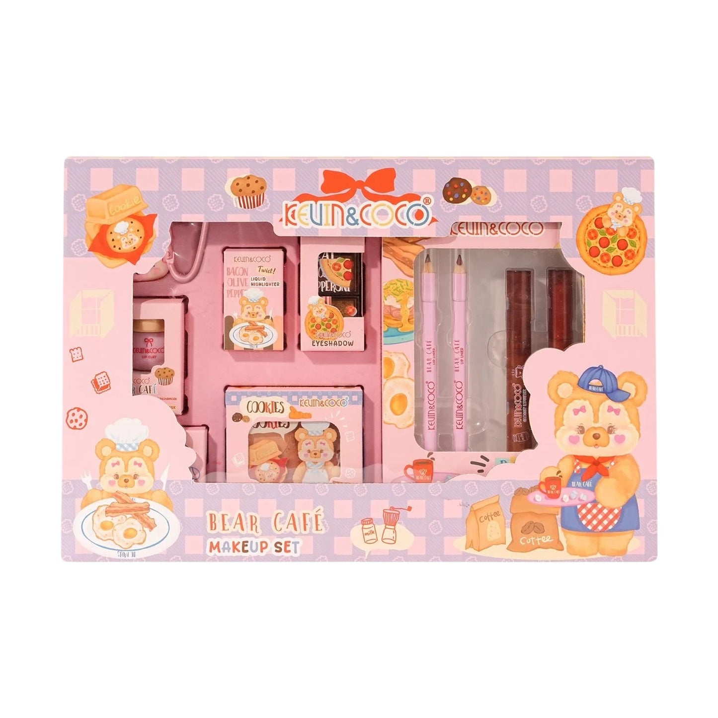 Bear Cafe Makeup Set - 24PCS