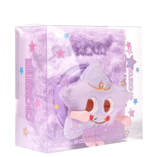 Purple Plush Star 64 Colors Eyeshadow Palette