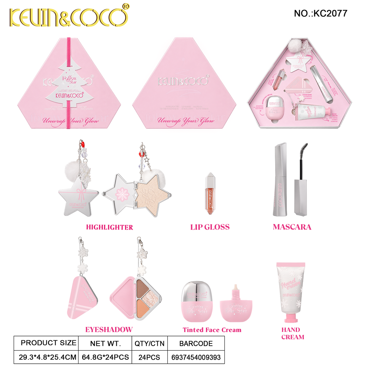 Follow The Star Holiday Makeup Kit