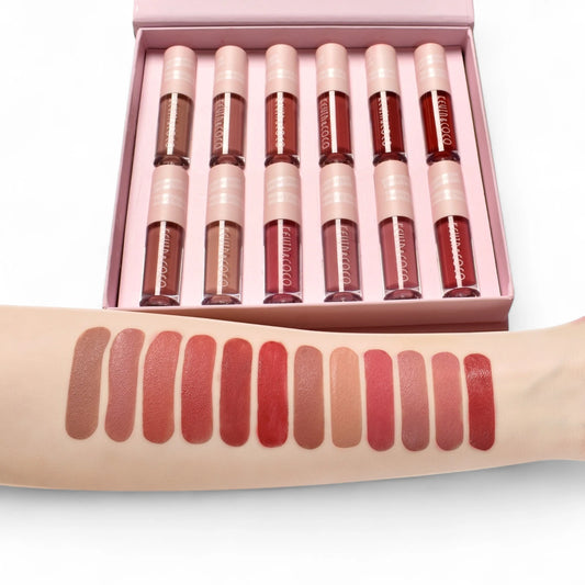 Colors Make Me Happy 12PC Matte Lip Gloss - 12PCS