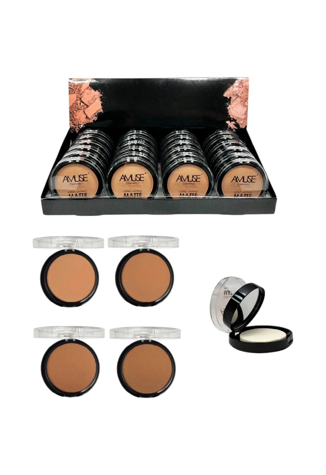 Matte Press Powder - 24PCS