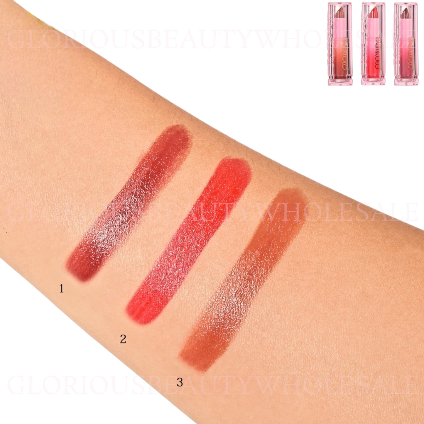 Bow Lipstick Set - 6PCS