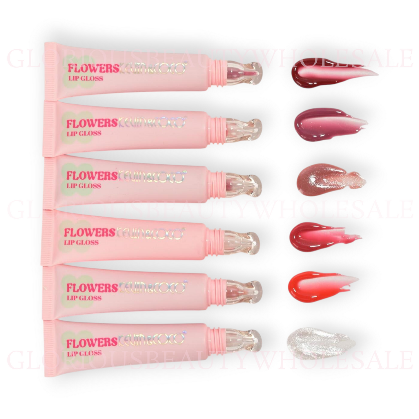 Flowers Lip Gloss - 24PCS