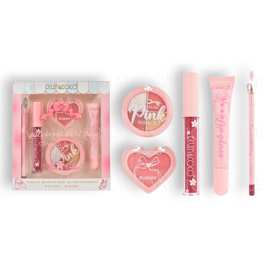 Pink Makeup Set A - 6PCS