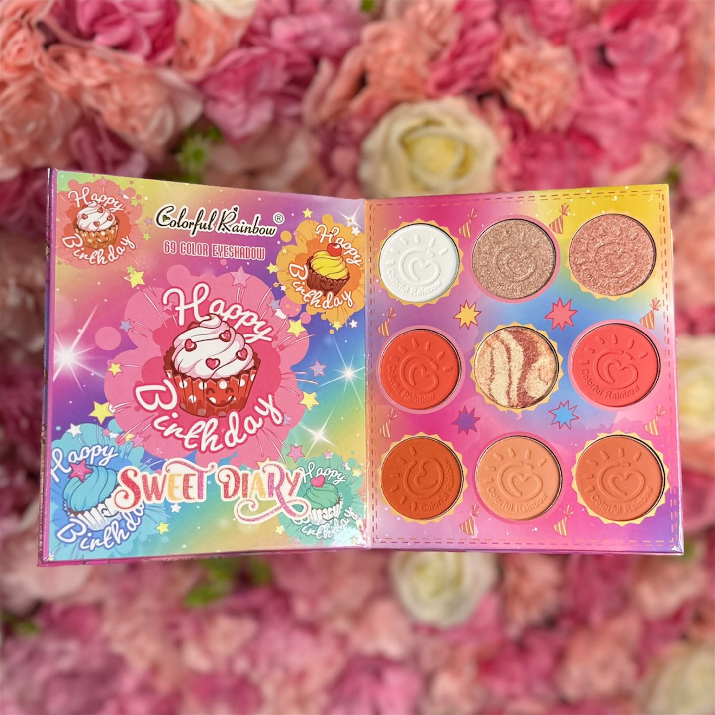 Colorful Rainbow | Cupcake Palette
