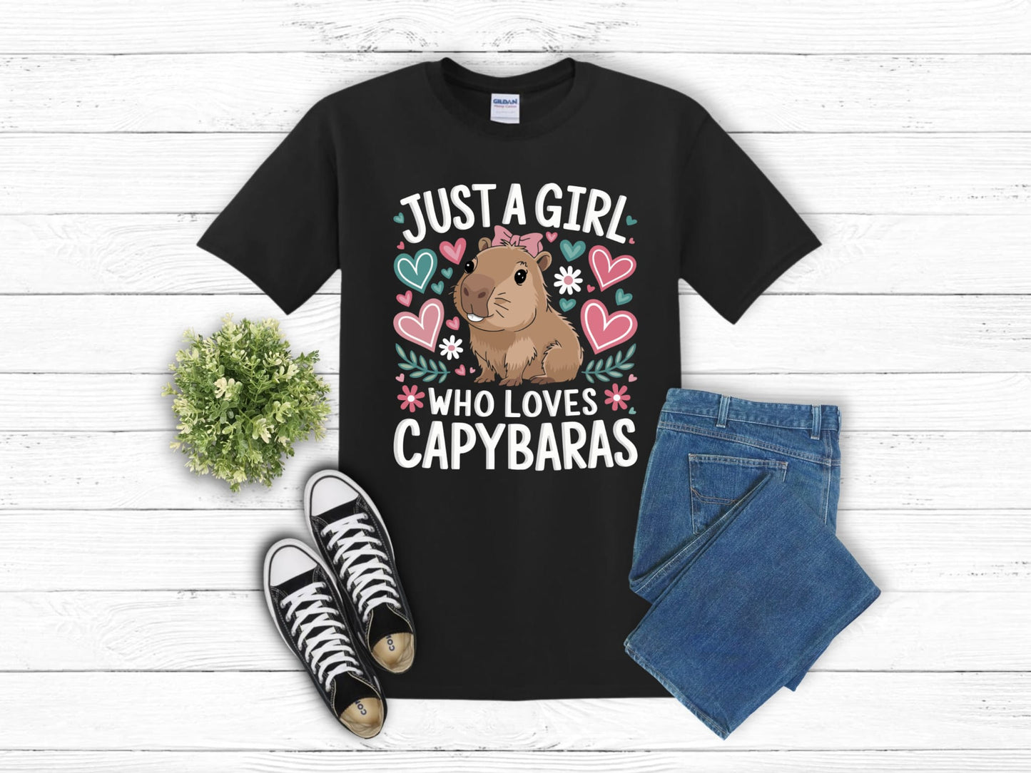 Just A Girl Who Loves Capybaras Shirt #2