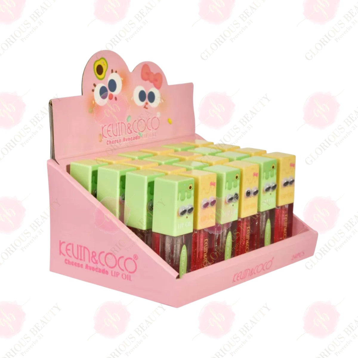 Emerald Veil Liquid Lip Gloss - 24PCS