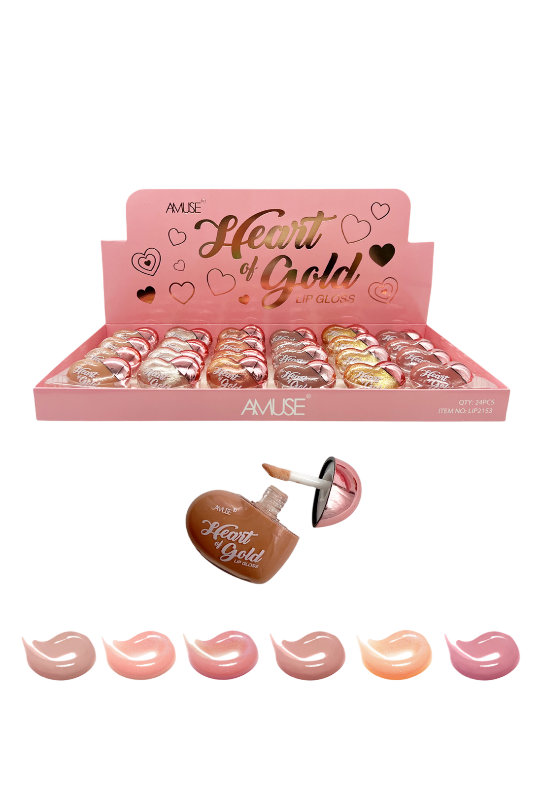 Amuse Heart of Gold Lip Gloss