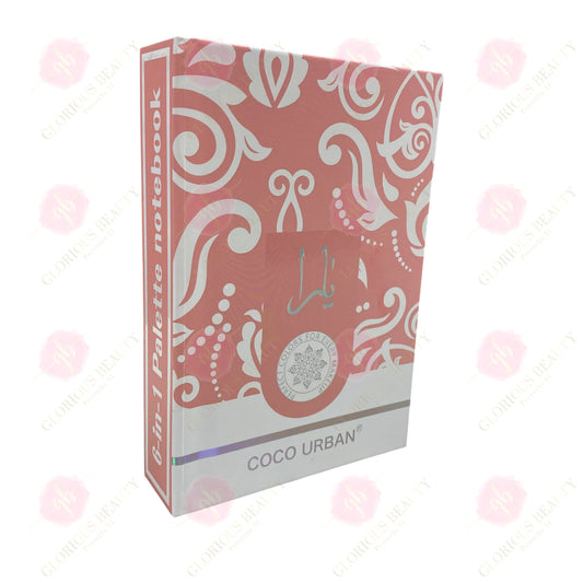 6-in-1 Palette Notebook (Pink) — Eyeshadow/Lipstick/Blush/Highlighter/Contour/Brow