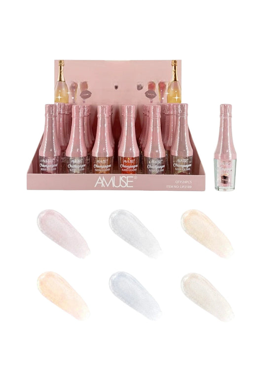 Champagne Kiss Gloss - 24PCS