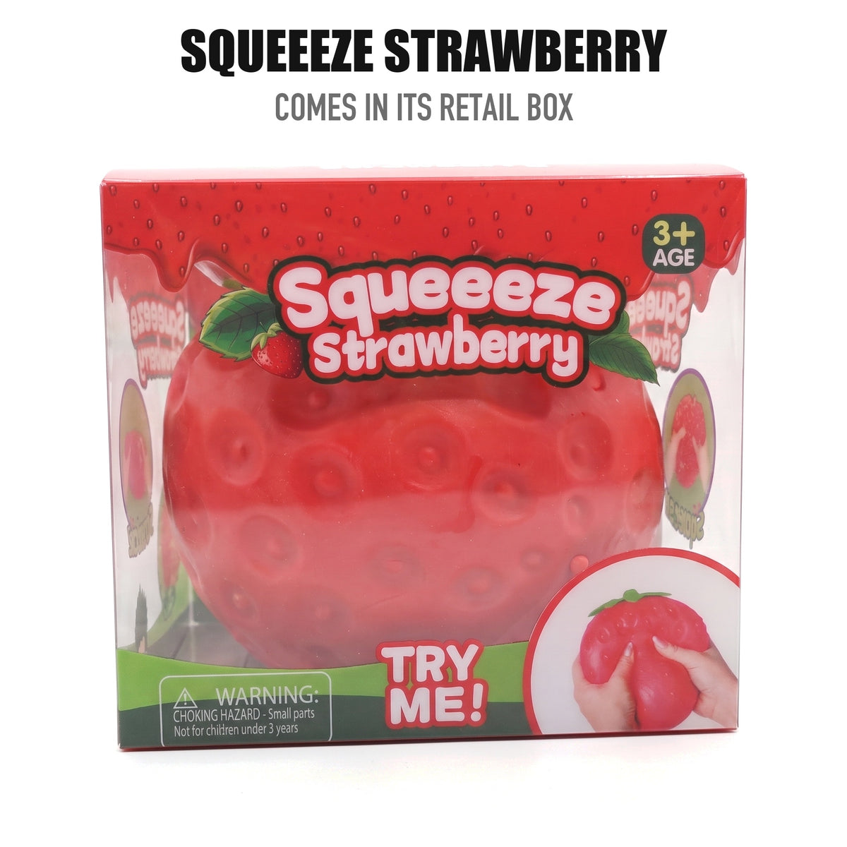 Squeeeze Strawberry Squishy Toy by Glorious Beauty, photo 2