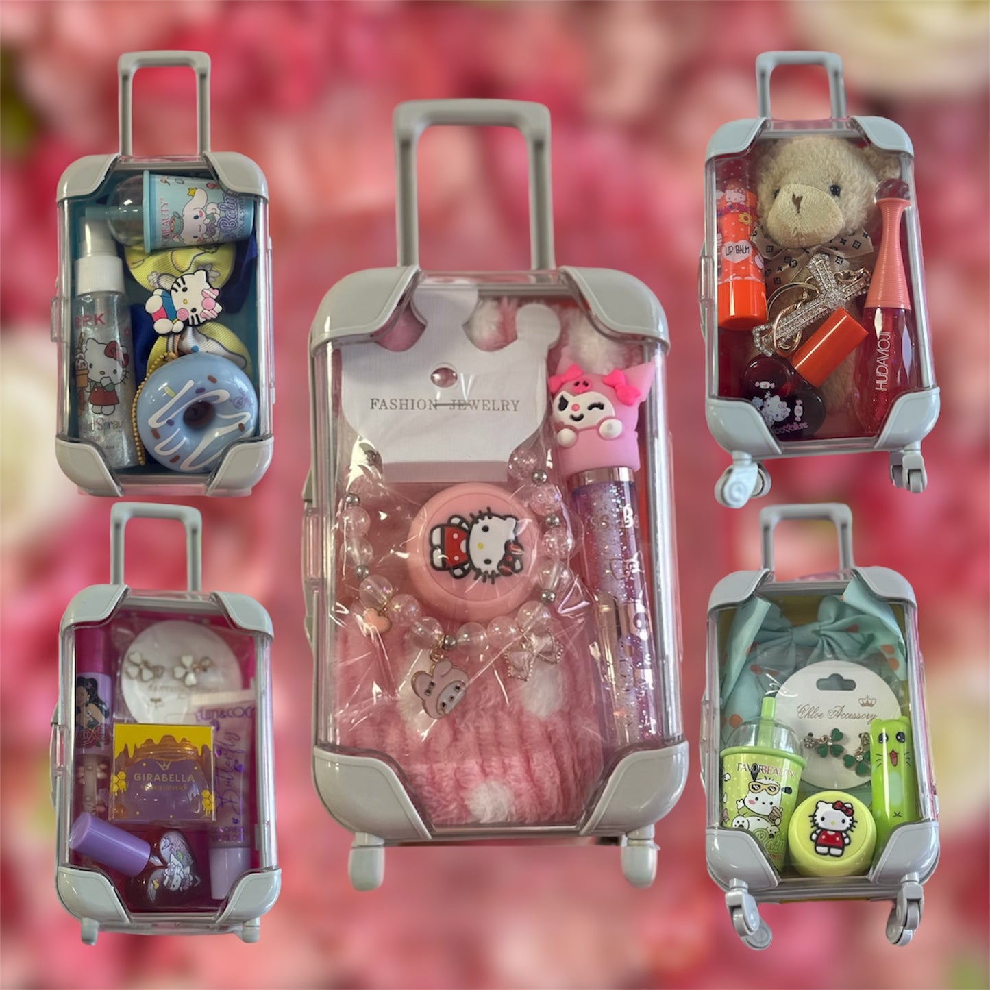 Mini Suitcase Lip & Accessory Bundle