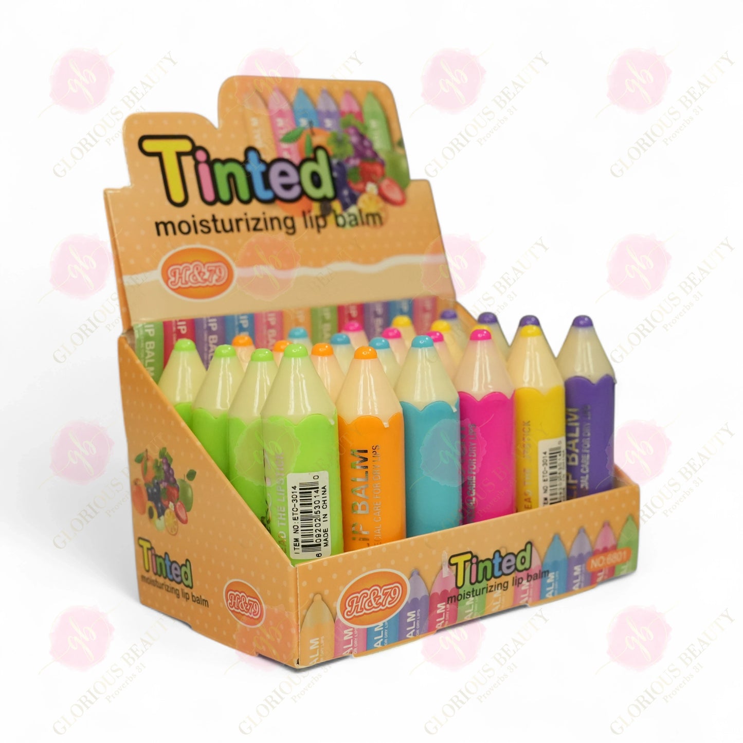 Tinted Moisturizing Lip Balm - 24PCS