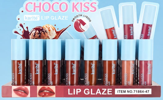 Choco Kiss Lip Glaze - 24PCS