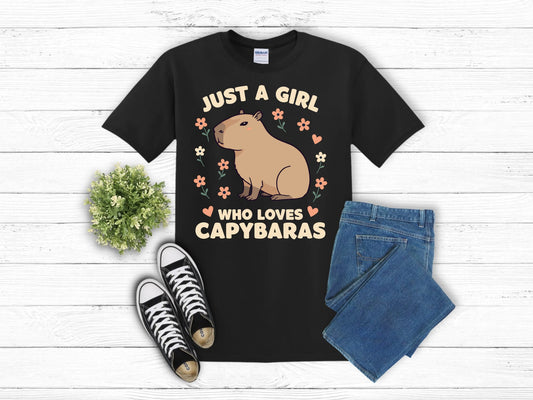 Just A Girl Who Loves Capybaras Shirt