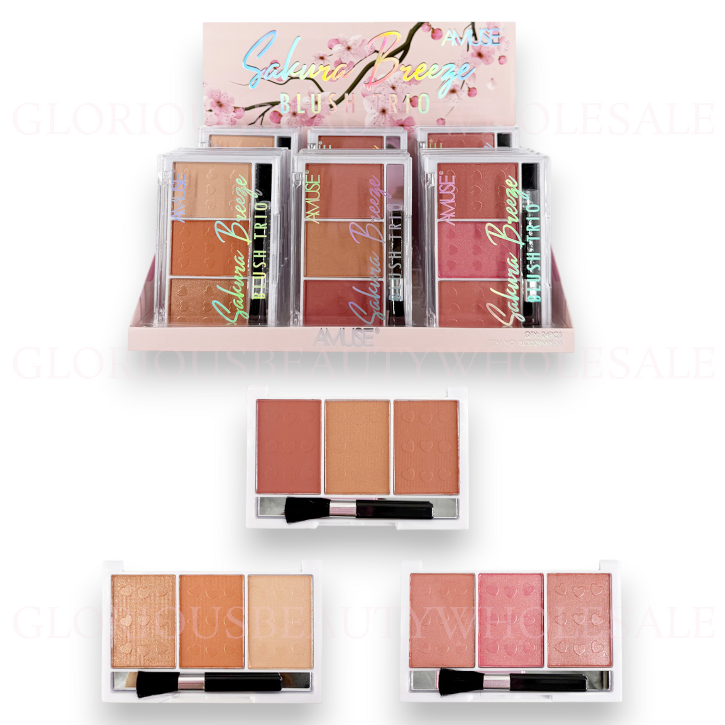 Sakura Breeze Blush Trio