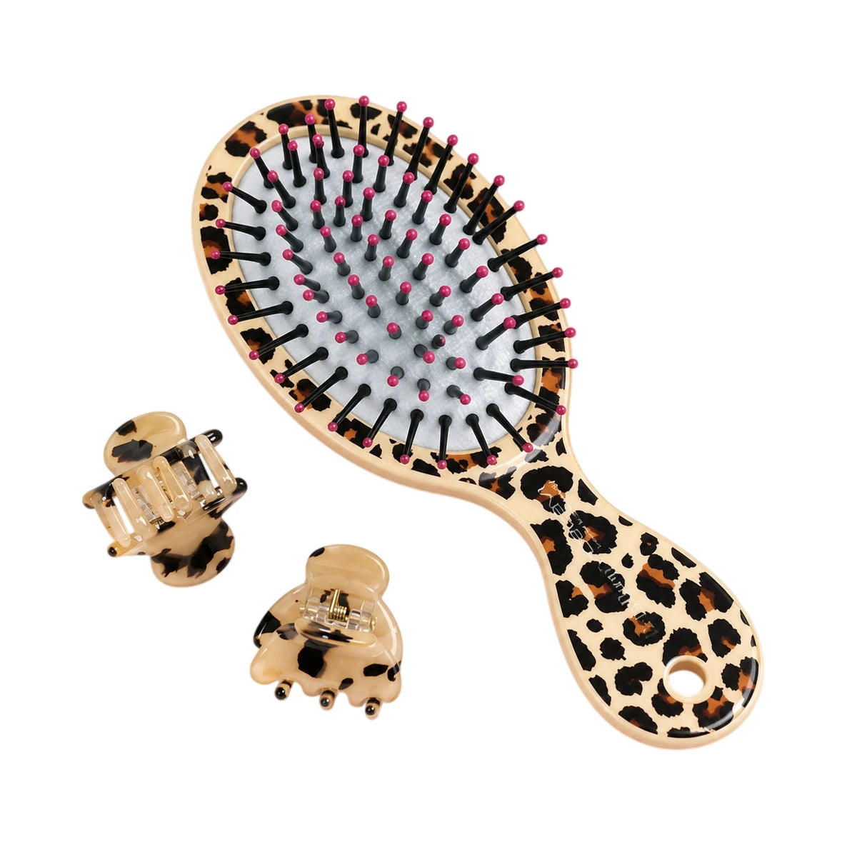 Betty Boop XOXO Mini Hair Brush Set with 2 Clips - Pack of 6