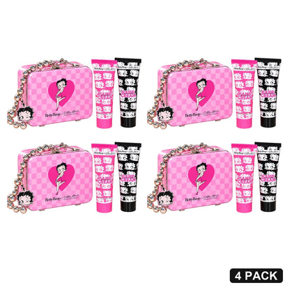 Betty Boop 2 Piece Hand Cream Set with Tin Case - Pack of 4