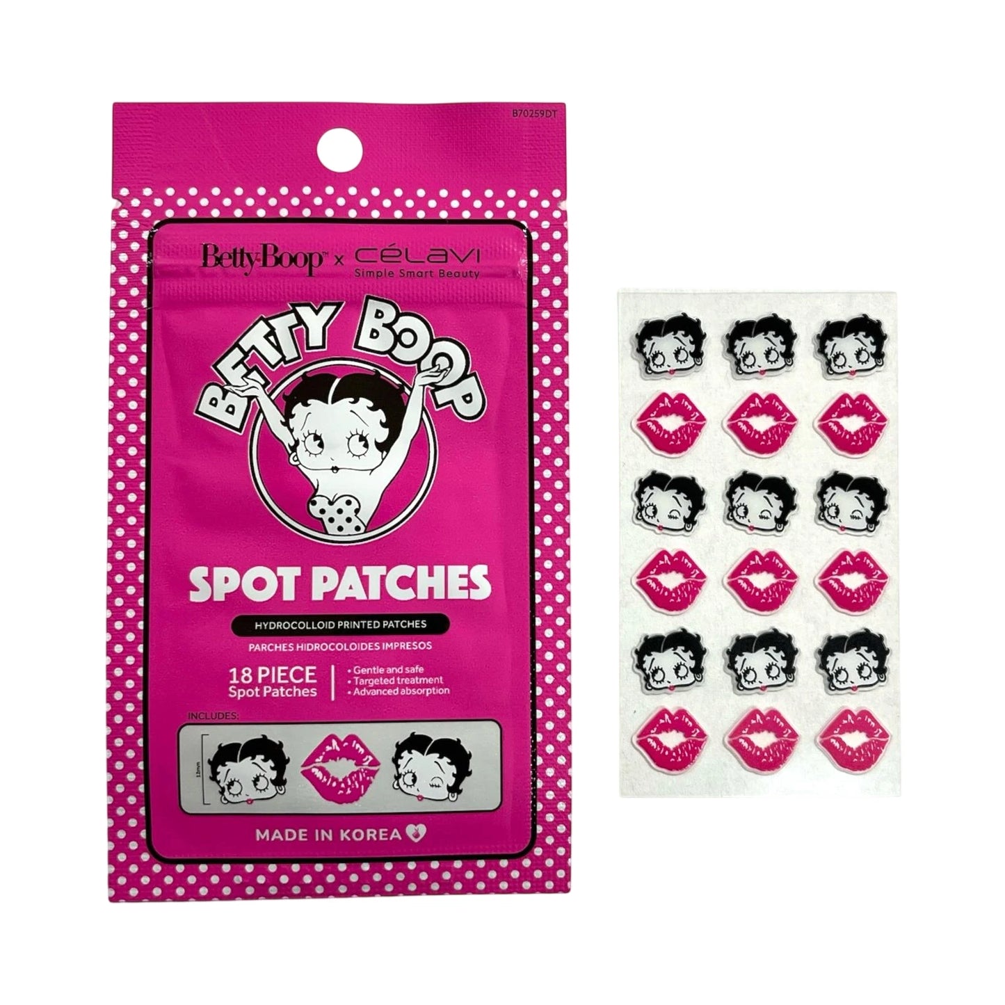 Betty Boop Everyday Spot Patches - 12Pack