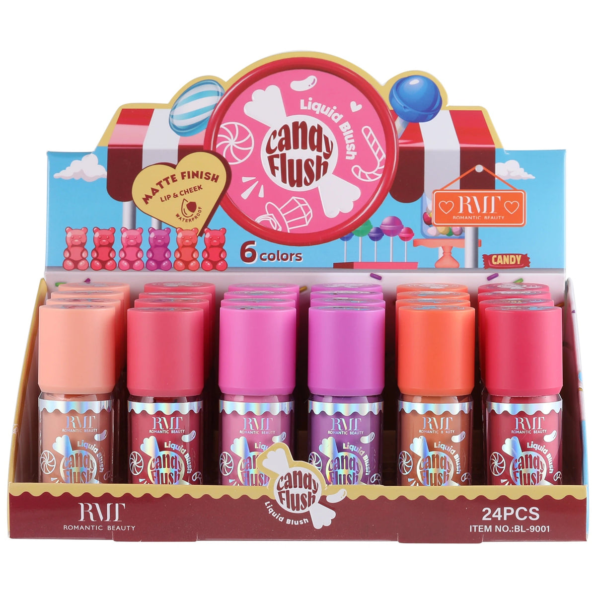 Candy Flush Liquid Blush - 24PCS