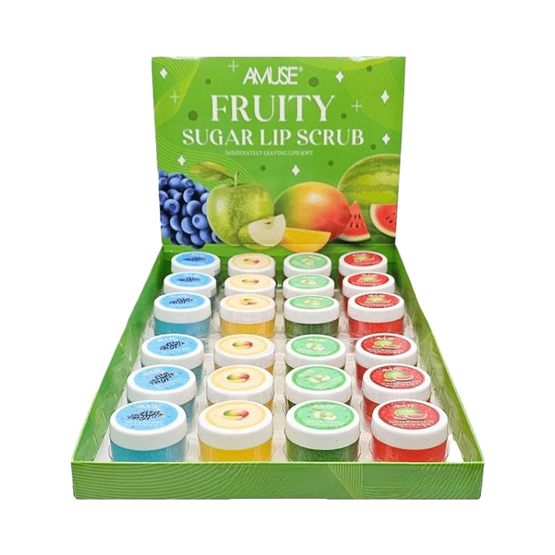 Fruity Sugar Lip Scrub - 48PCS