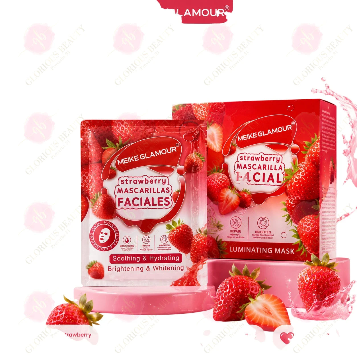 Strawberry Face Mask - 50PCS