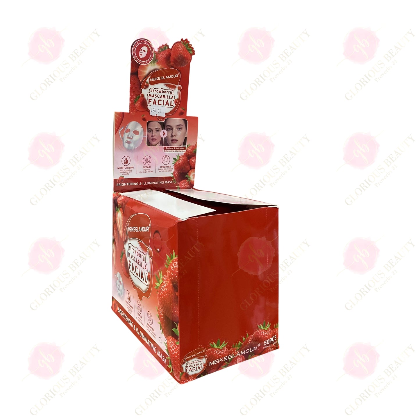 Strawberry Face Mask - 50PCS