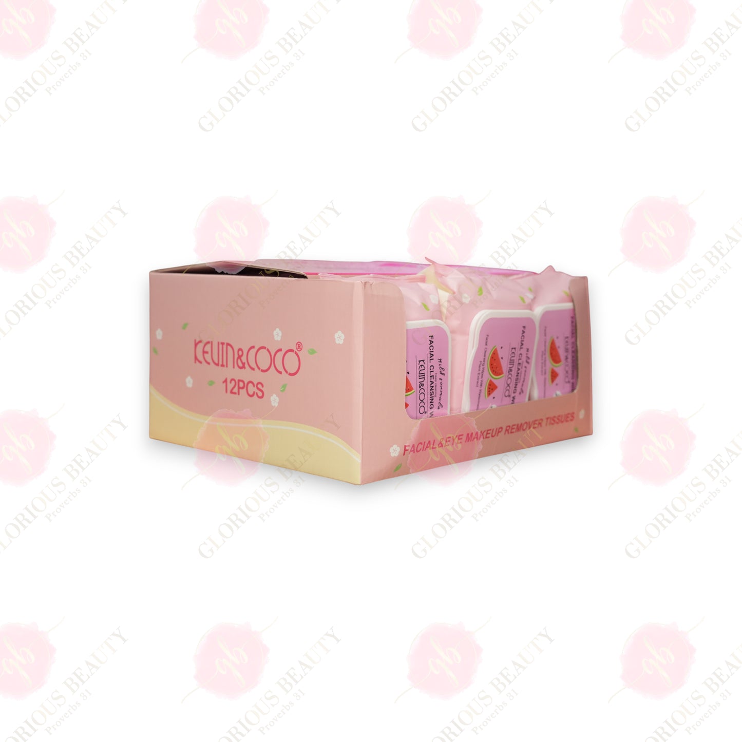 Watermelon Makeup Wipes - 12PCS
