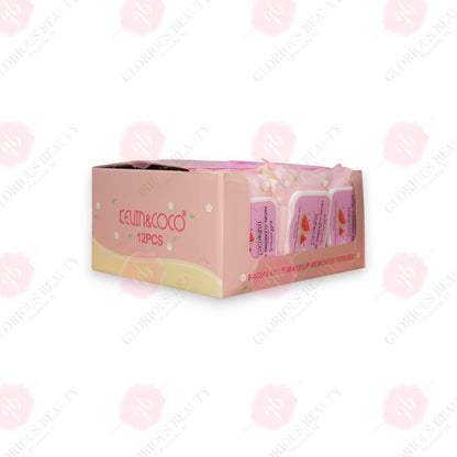 Watermelon Makeup Wipes - 12PCS