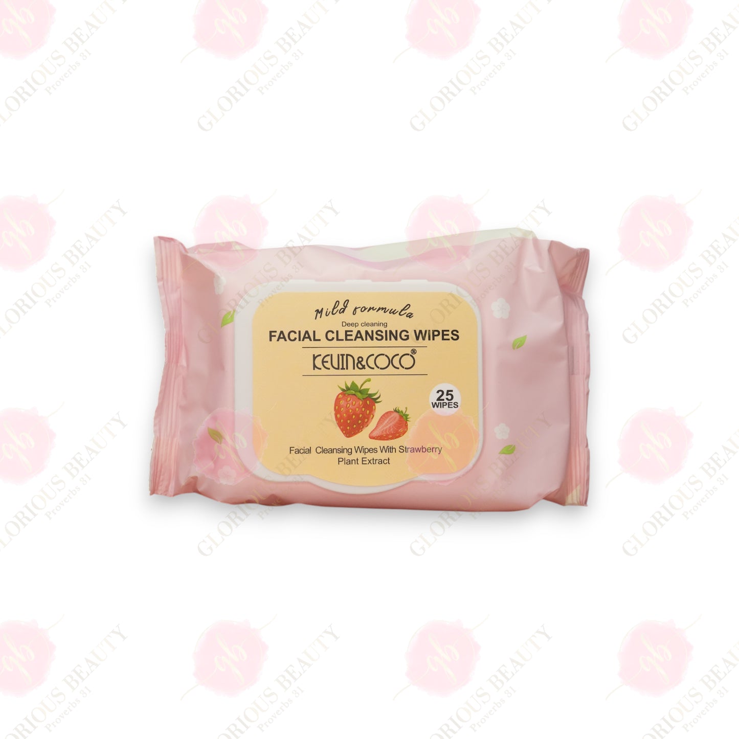 Strawberry Makeup Wipes - 12PCS