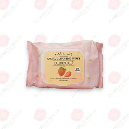 Strawberry Makeup Wipes - 12PCS