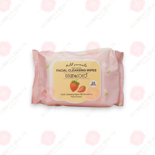 Strawberry Makeup Wipes - 12PCS