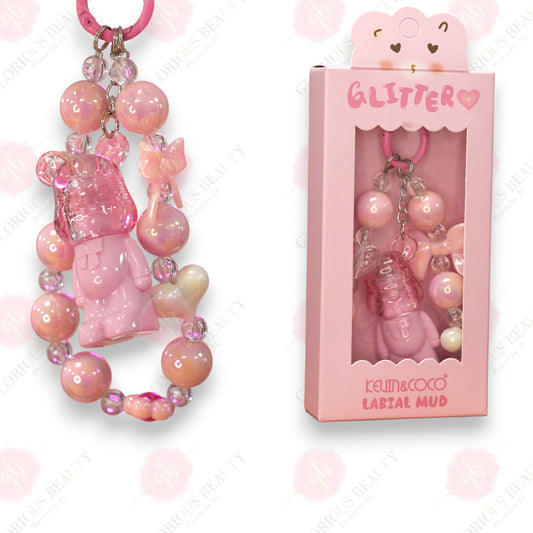 Beary Kisses Lip Gloss - Pink Display Set - 12 PCS