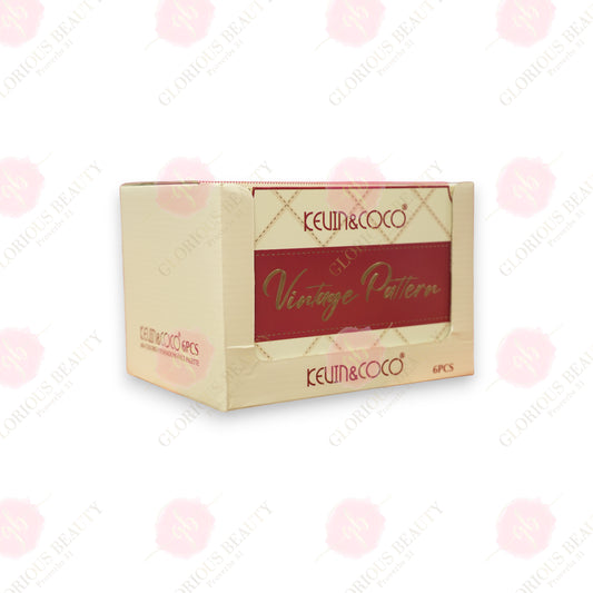 60-Color Vintage Eyeshadow Palette - 6PCS