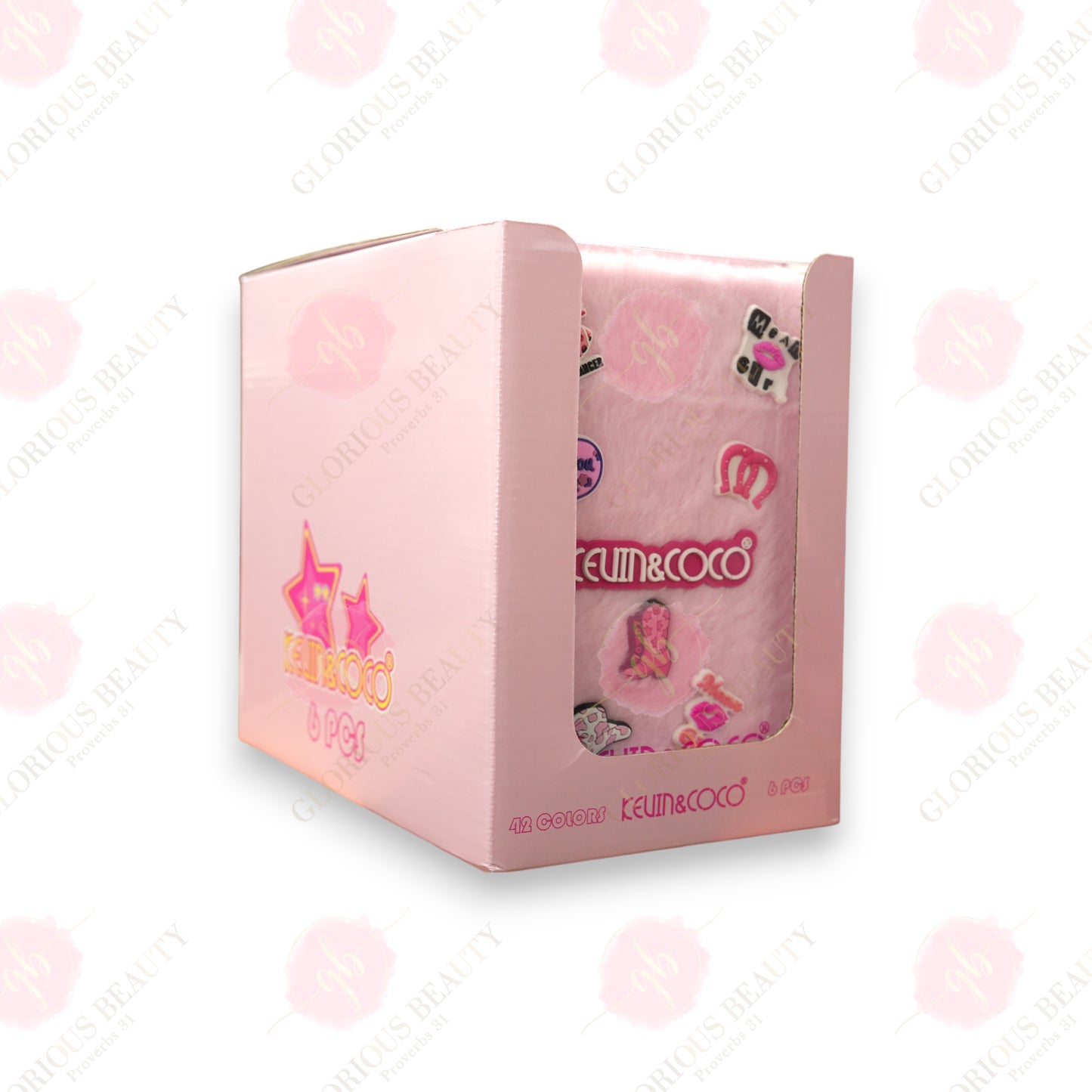 "Mean Girl" - Furry 42 Colors Palette Display - 6PCS