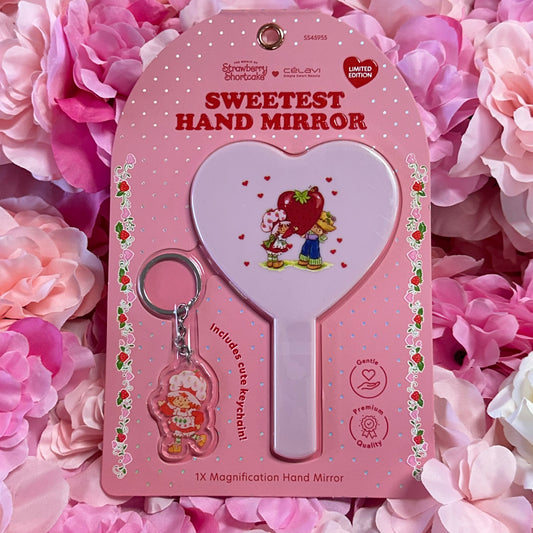 Sweetest Hand Mirror | Strawberry Shortcake x Celavi