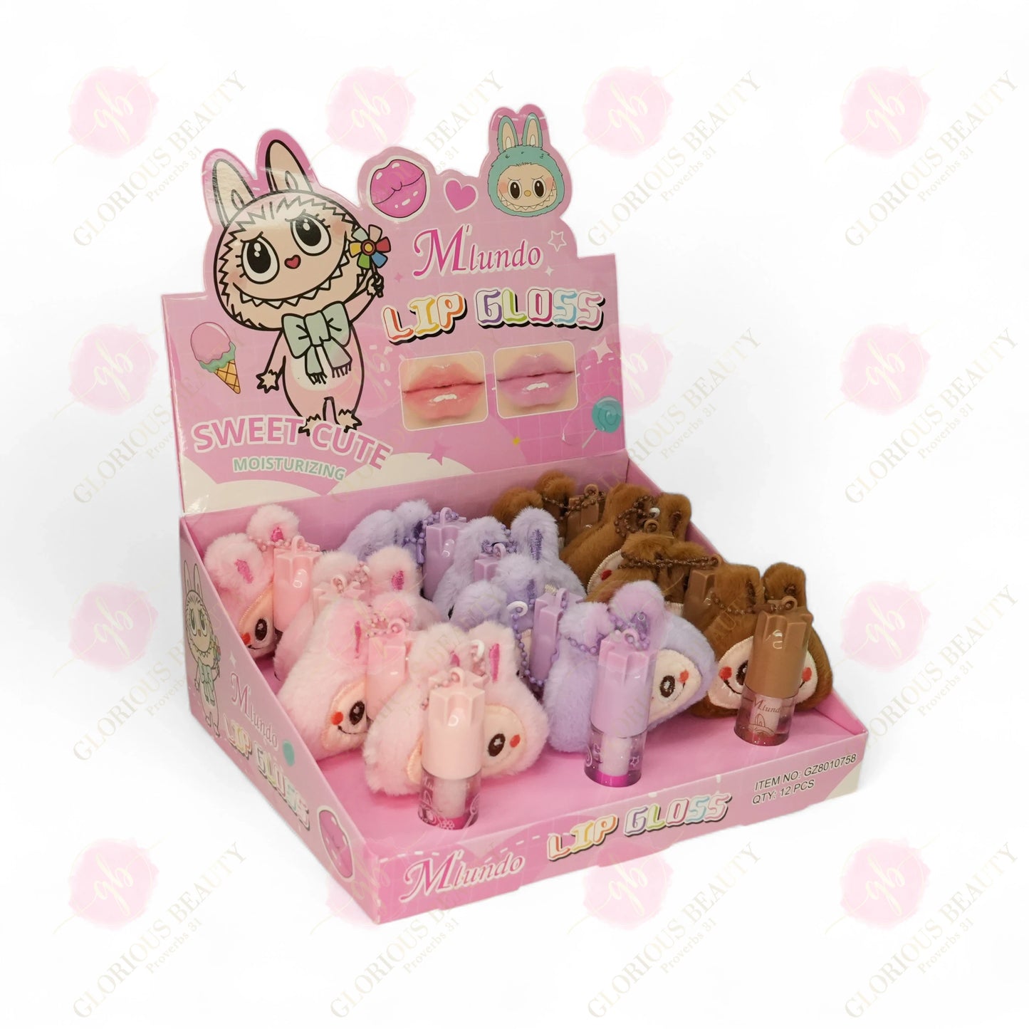 Lip Gloss (Furry) - 12PCS
