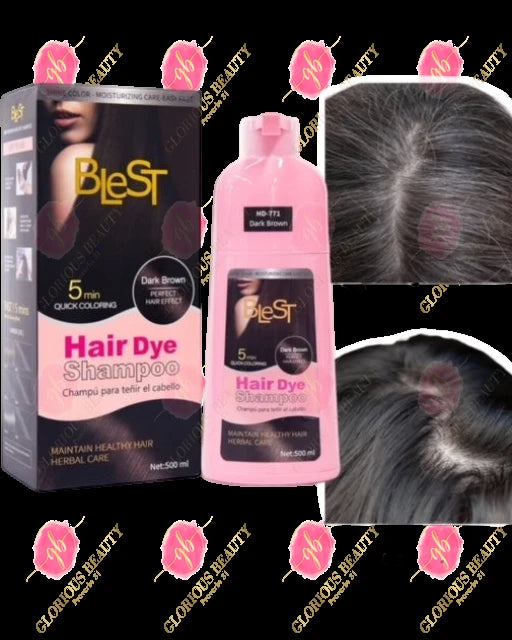 Dark Brown Hair Dye Shampoo