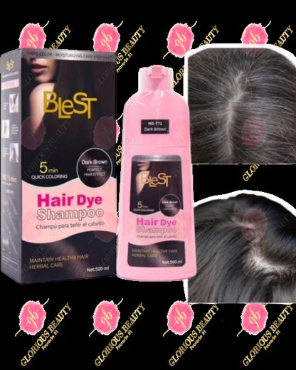 Dark Brown Hair Dye Shampoo