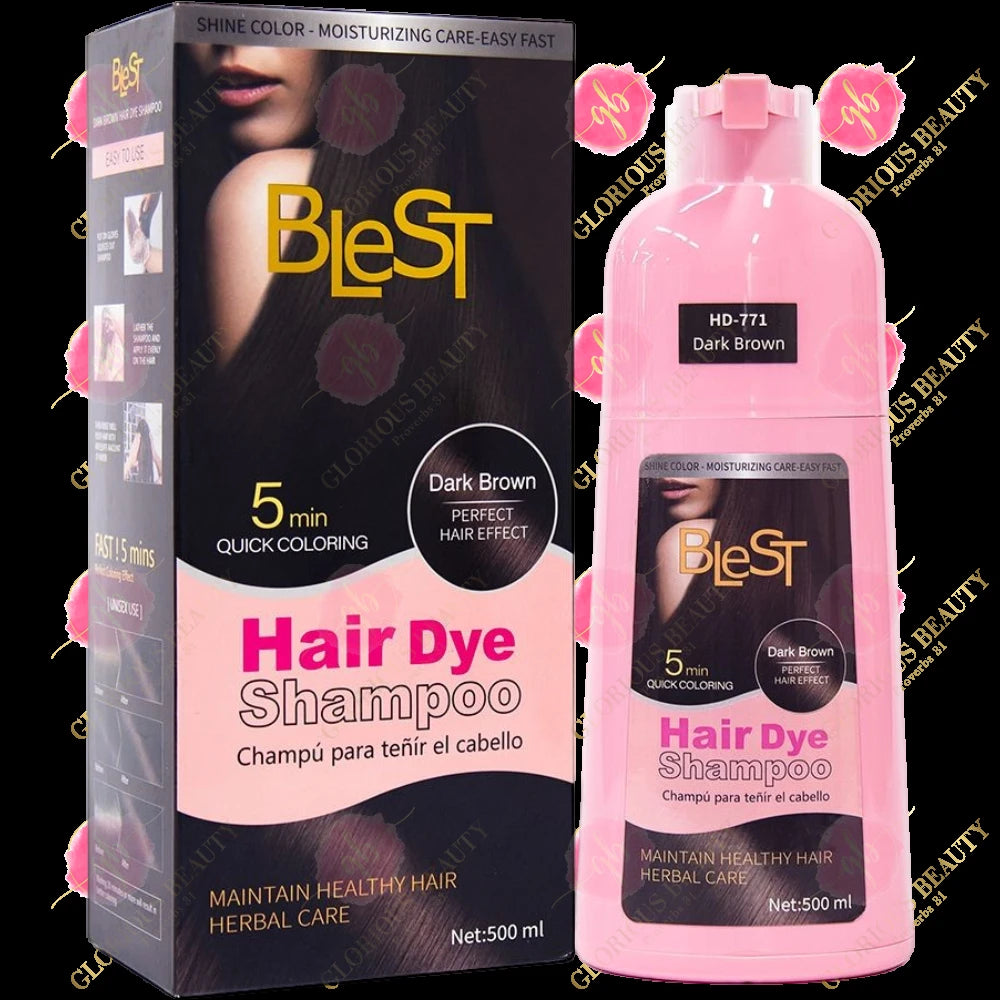 Dark Brown Hair Dye Shampoo