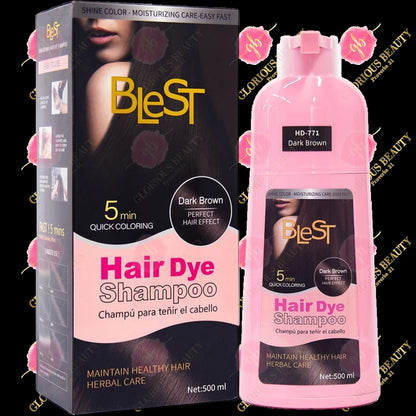 Dark Brown Hair Dye Shampoo