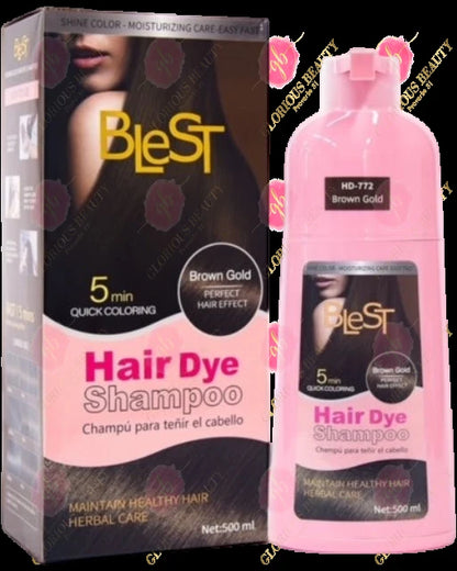 Brown Gold Hair Dye Shampoo