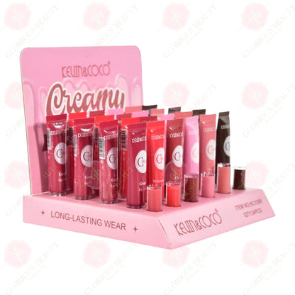 Creamy Lip Gloss - 24PCS x Display