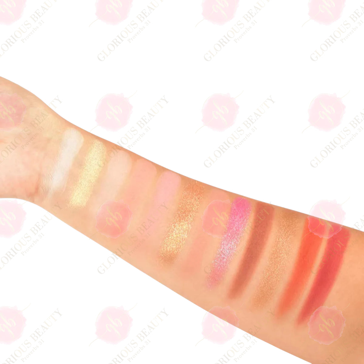 Vivid Jade 18-Color Eyeshadow Palette - 12PCS