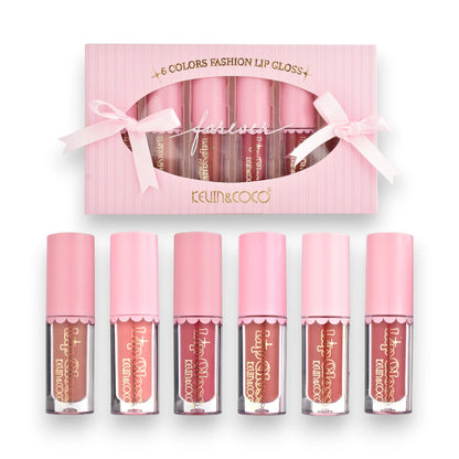 6 Colors Bow Lip Gloss